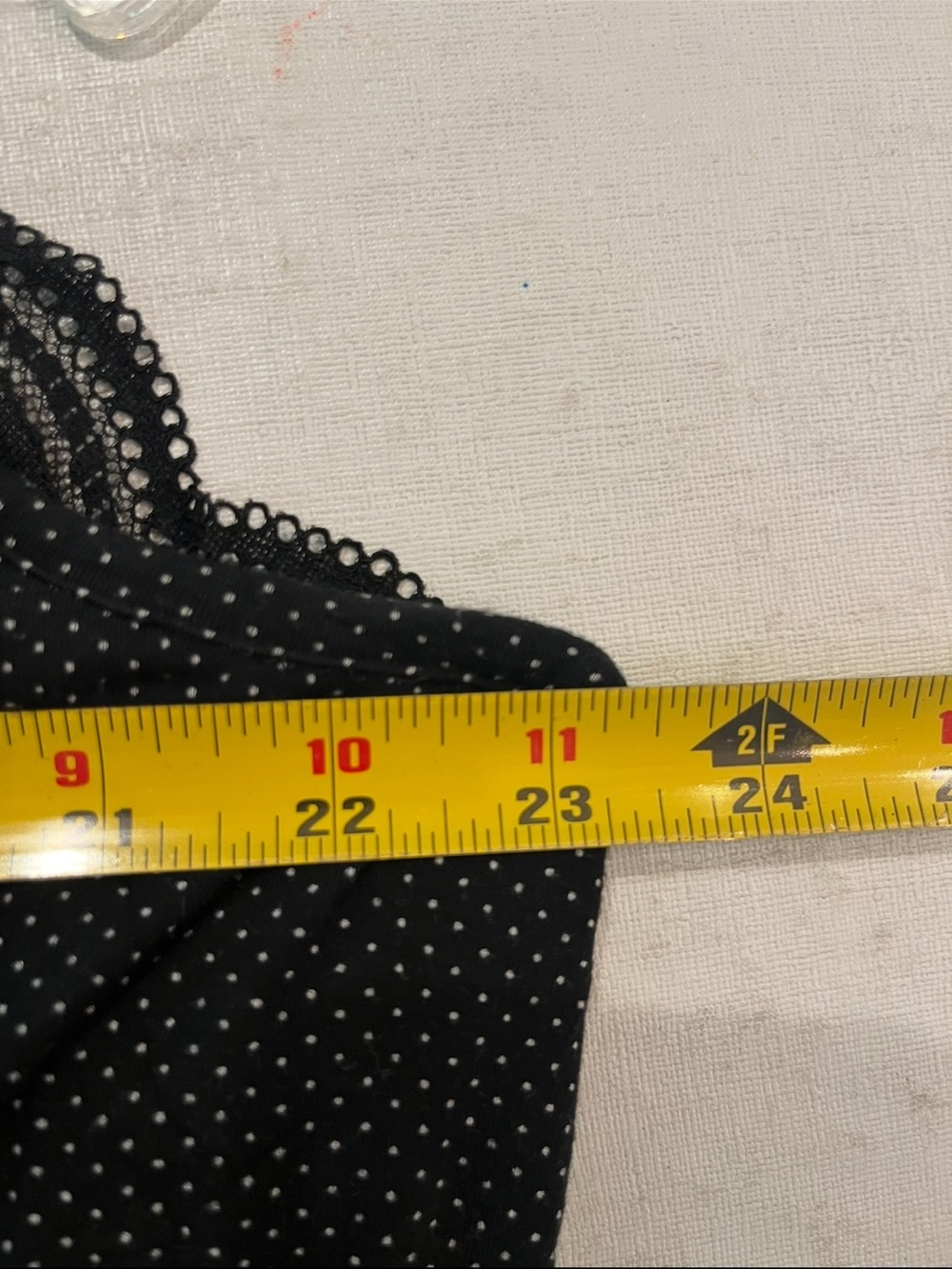 Soma micro polka dot Black Lace-Trim Maxi camisole nightgown. So comfy! - Picture 7 of 8